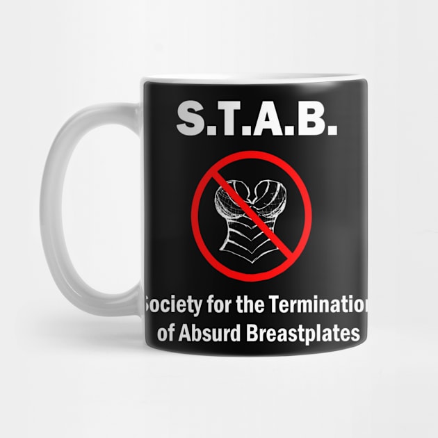 S.T.A.B. (Society for the Termination of Absurd Breastplates) by themanyartsofknight